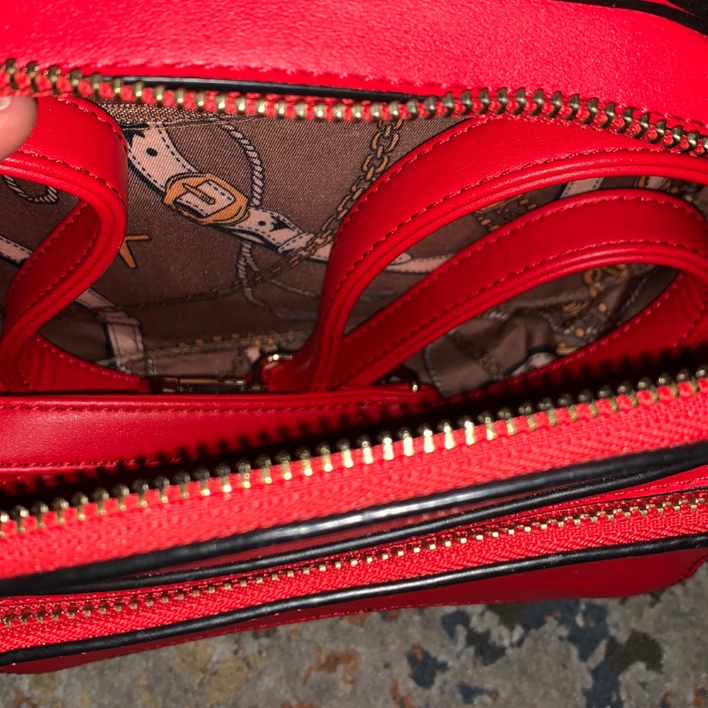 Red mini handbag/ crossbody purse
